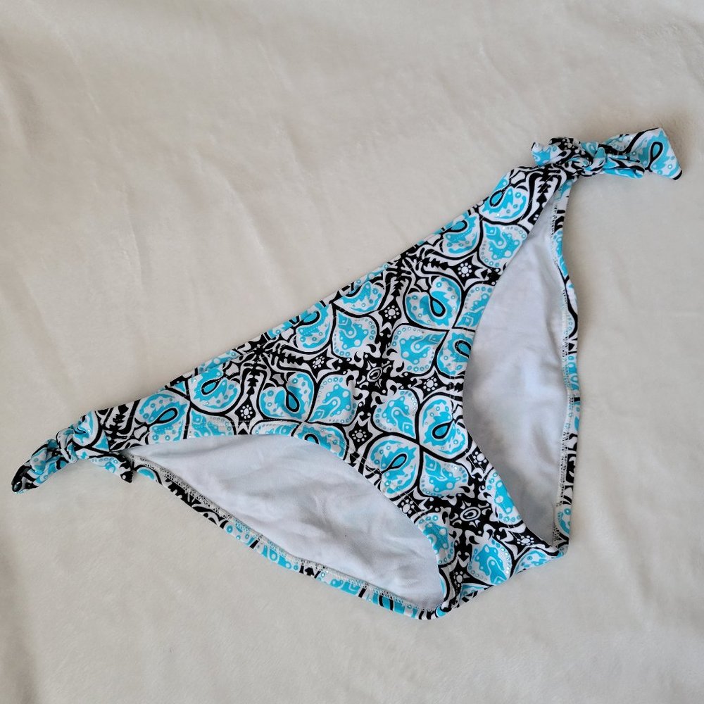 ☀️ Aqua Funky Design Print Bikini Bottoms